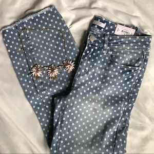NWT Lauren Conrad Polka Dot Jeans